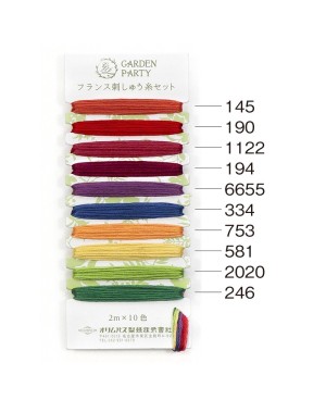 COLECCIÓN DE HILOS DE BORDAR GARDEN PARTY - VITAMIN (GP-C5)