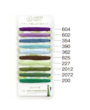 GARDEN PARTY EMBROIDERY THREAD COLLECTION - ELEGANT (GP-C7)