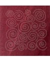 Sashiko Panel "Elemento" Rojo