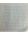 Pannello Sashiko "Element" Bianco sporco con 6 motivi sashiko quadrati e una striscia di libellule