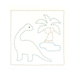 Sashiko Sampler Dinosaur