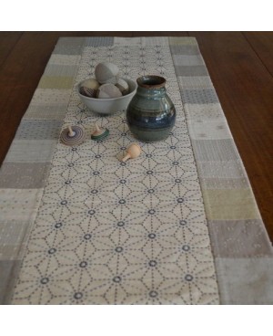 Kit runner da tavola Asanoha Sashiko