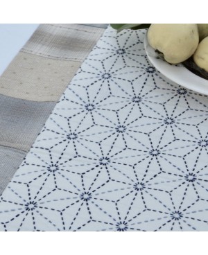Asanoha Sashiko Table Runner Kit