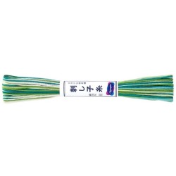 Sashiko-Faden 20 m bunt grün