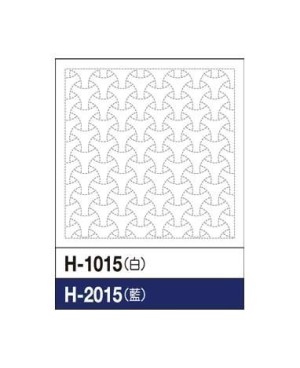 Hana fukin sont des coupons Sashiko sérigraphiés utilisés dans la broderie japonaise