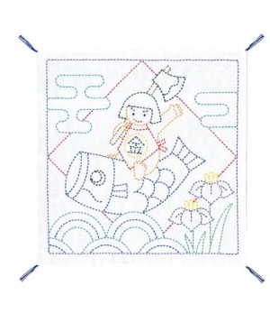 Gli Hana fukin sono Sashiko Samplers o panni stampati usati nel ricamo giapponese