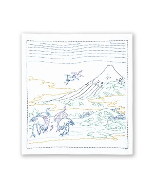 Muestreador Sashiko "Montaña Fuji"
