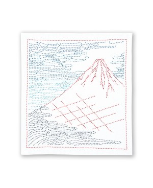 Sashiko Sampler Kit Mount Fuji (Fine Breezy Day)