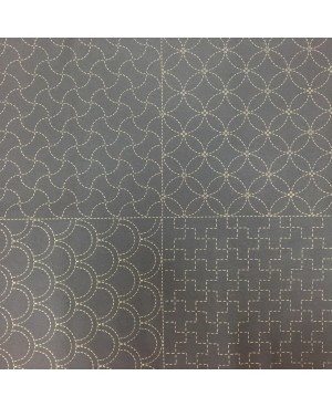 Gli Hana fukin sono campionari Sashiko o tessuti stencil utilizzati nel ricamo giapponese