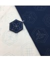 Sashiko stencil fabric