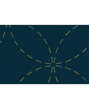 Sashiko schablonierter Stoff