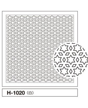 Hana Fukin sind Sashiko Samplers oder schablonierte Tücher, die in der japanischen Stickerei verwendet werden