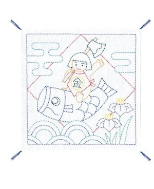 Gli Hana fukin sono Sashiko Samplers o panni stampati usati nel ricamo giapponese