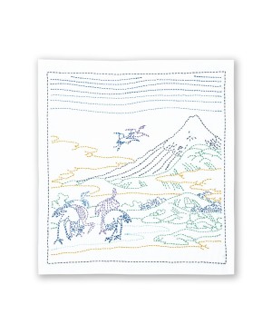 Muestreador Sashiko "Montaña Fuji"