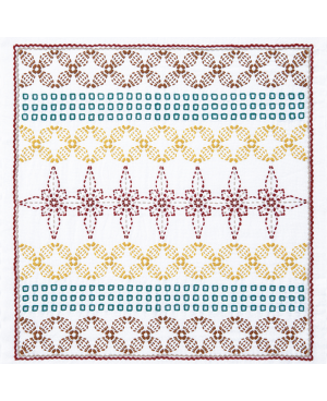 Sashiko Sampler-Kit La Bouquetiere Poinsettia