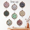 Cross stitch Botanical Line-up