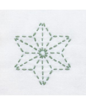 Fil Sashiko Awai-Iro 40m thé vert