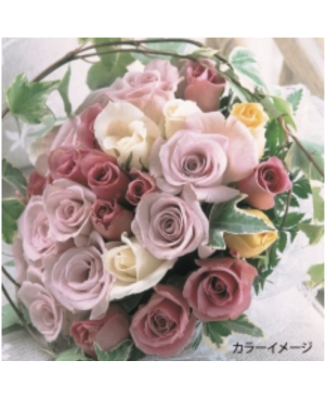 Embroidery threads set of 25 colours bunch of roses