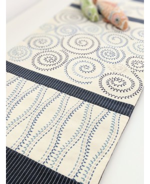 Runner da tavolo Elements Summer Blue