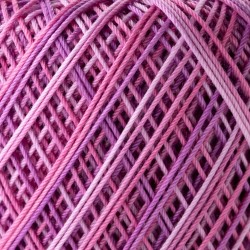 Fil à crochet Emmy Grande Colorful mauve 25G