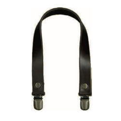 Clip-on leather bag handles...