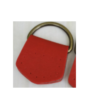 Sew on bag handles made of synthetic leather can be machine sewn and are very strong