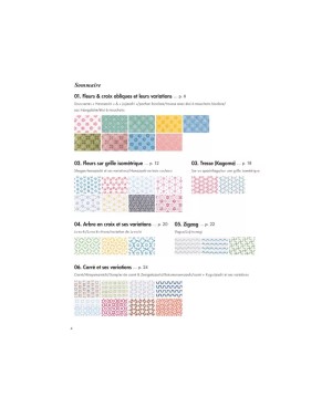 Leçon de broderie sashiko: Le Hitomezashi