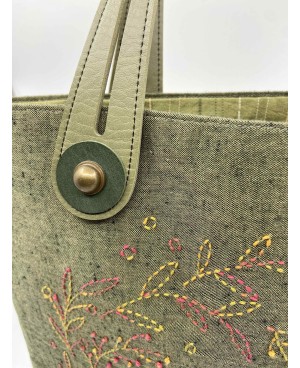 Sashiko-Kranztasche