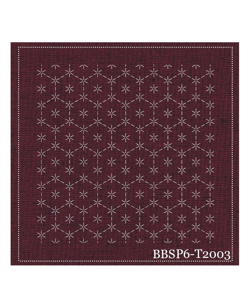 Turtle Shell sashiko block (Elements) Turtle Shell sashiko block (Elements)