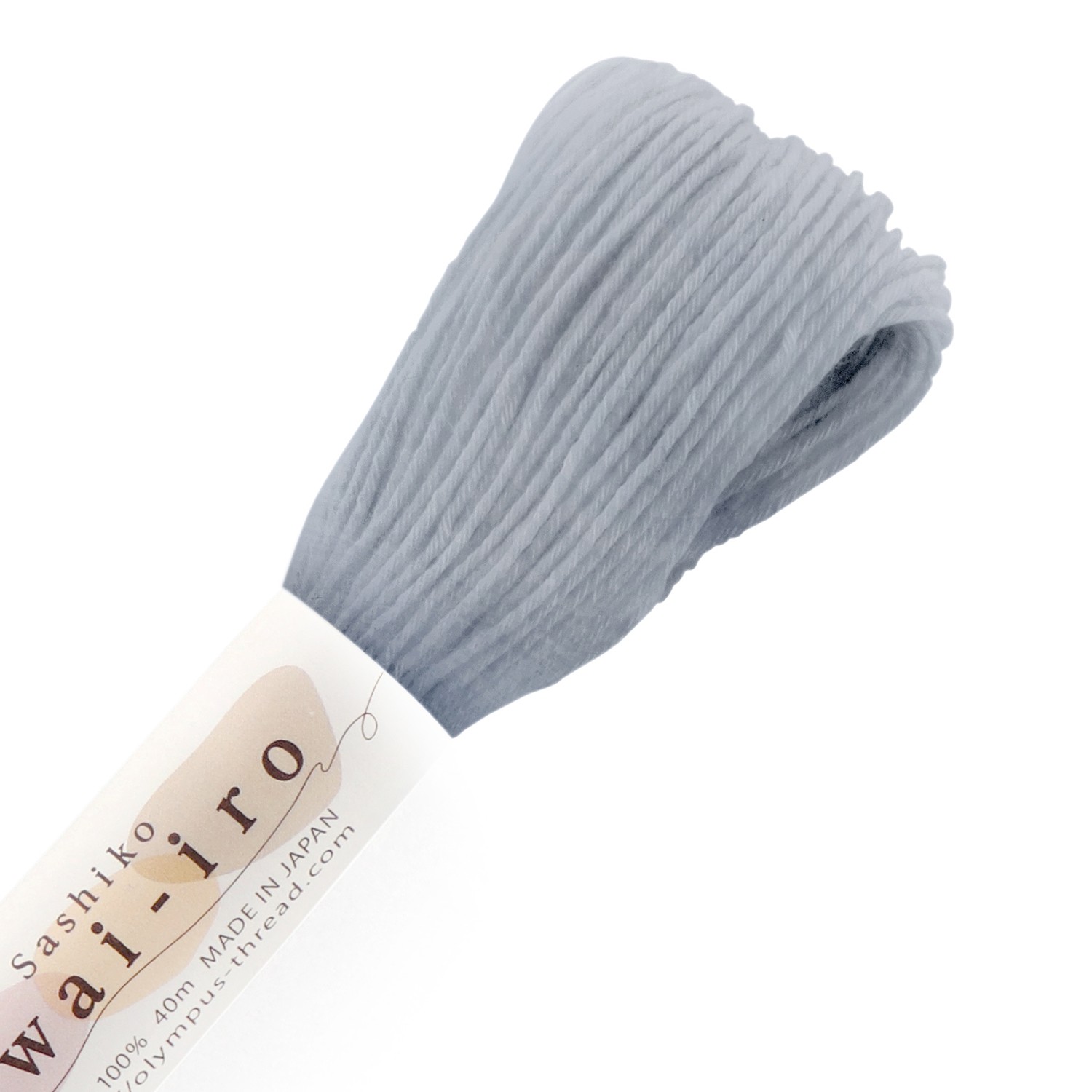 Olympus Sashiko Awai-Iro Thread A20 Cloudy Grey Olympus Sashiko Awai-Iro Thread A20 Cloudy Grey