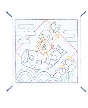 Gli Hana fukin sono Sashiko Samplers o panni stampati usati nel ricamo giapponese