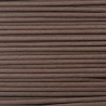 Waxed cotton cording chocolate brown
