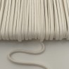 Waxed cotton cording white