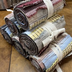 Rouleau de 12 tissu en coton Sakizome tissé teint couleurs mélangées