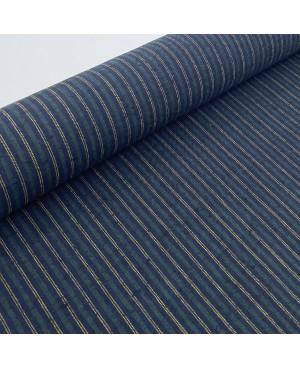 NUKUMORI JAPONÉS SHIMA TSUMUGI AZUL/AMARILLO