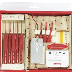 Set of red TULIP ETIMO hooks