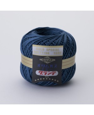 Fil à crochet 50g bleu-gris Emmy Grande Solid