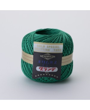 Crochet thread emmy grande solid 50g emerald green