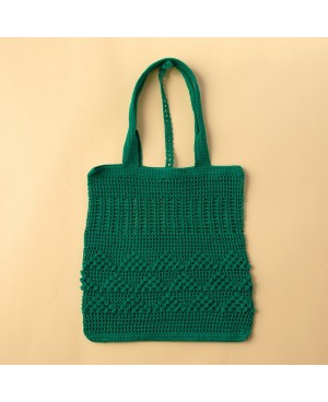 Fil à crochet 50g vert émeraude Emmy Grande Solid