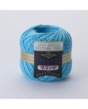 Fil à crochet 50g bleu irisé Emmy Grande Solid