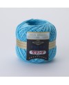 Fil à crochet 50g bleu irisé Emmy Grande Solid