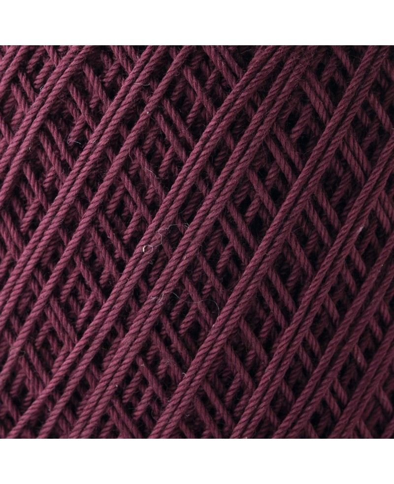 Fil à crochet 50g bordeaux Emmy Grande Solid