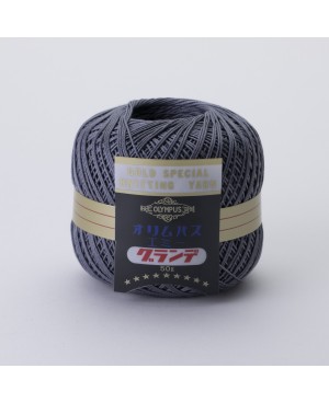 Crochet thread emmy grande solid 50g steely grey