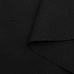 Tissu coton Shima Tsumugi noir