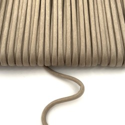 Waxed cotton cording beige