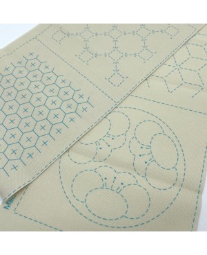 Seven Pattern Sashiko Panel