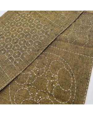 Seven Pattern Sashiko Panel