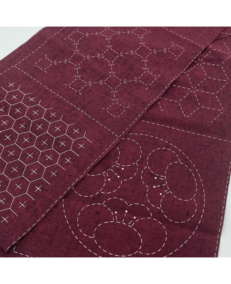 Seven Pattern Sashiko Panel Seven Pattern Sashiko Panel