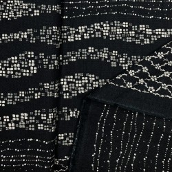 Tissu Coton Imprimé Takumi Noir 14N-2A