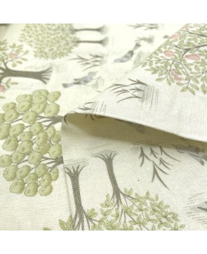 Fruits tree - Fabric designed by ALICE MAKABE - Light green